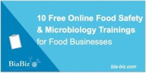 10 Free Online Food Safety & Microbiology Trainings