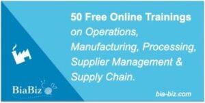 Manufacturing & Supply Chain Free Online Training