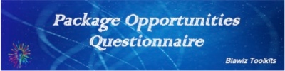 Package Opportunities Questionnaire