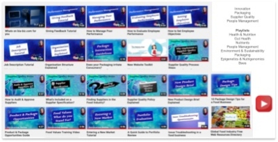 Free Food Industry Training Videos