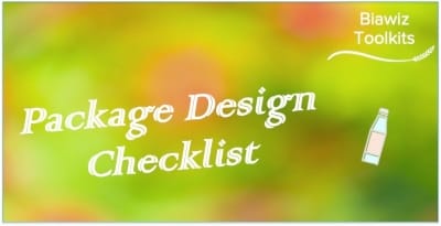 Package Design Checklist