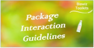 Package Interaction Guidelines