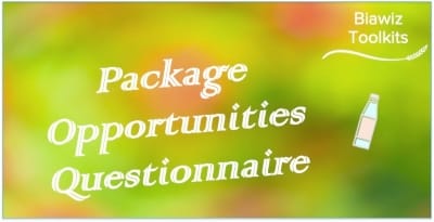 Package Opportunities Questionnaire