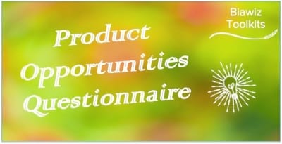 Product Opportunities Questionnaire